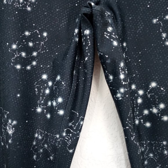 Kyodan Zodiac Constellation Stars Print Leggings - Picture 4 of 7